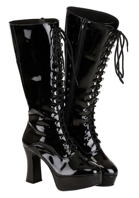 sexy black high boots|Women's Knee High Black Boots + FREE SHIPPING .